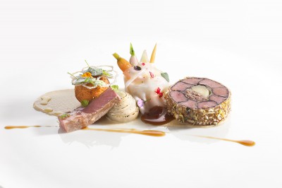 Meat dish from Finnish qualification for Bocuse d'Or